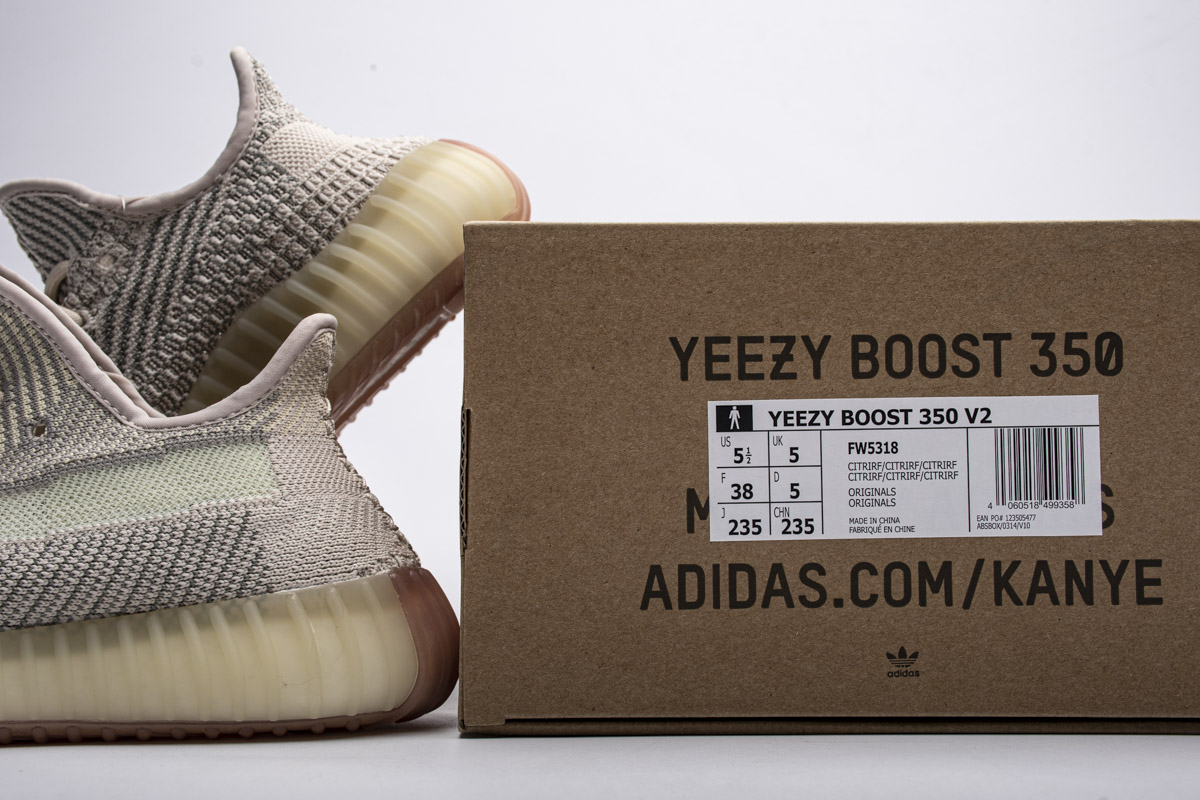 Adidas Yeezy 350 Boost V2 Citrin Reflective Fw5318 10 - www.kickbulk.co